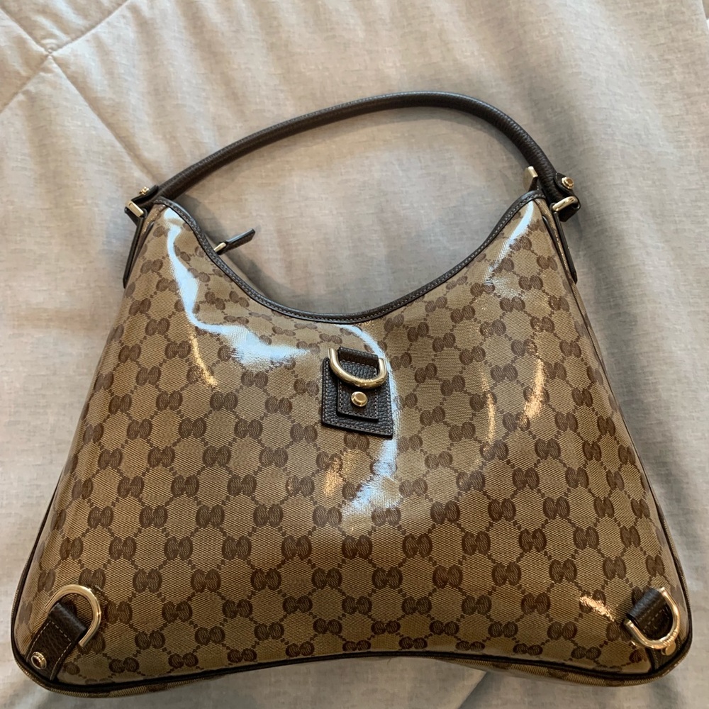 Gucci GG Guccissima Crystal Abby Hobo
